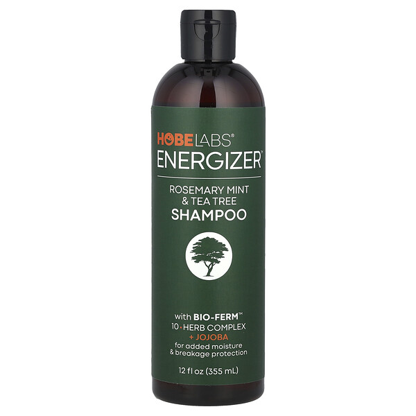 Energizer™, Shampoo, Rosemary Mint & Tea Tree, 12 fl oz (355 ml) Hobe Labs