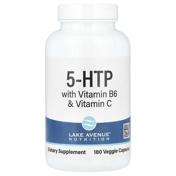 5-HTP with Vitamin B6 & Vitamin C, 180 Veggie Capsules Lake Avenue Nutrition