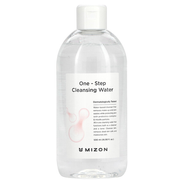 One - Step Cleansing Water, 16.9 fl oz (500 ml) Mizon