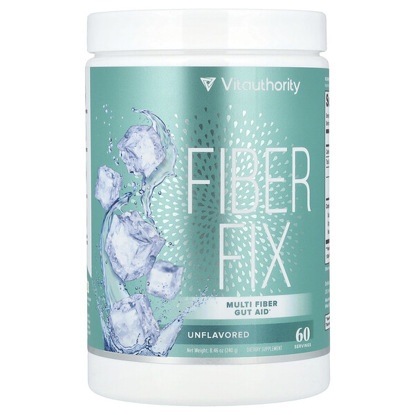 Fiber Fix, Multi Fiber Gut Aid, Unflavored, 8.46 oz (240 g) Vitauthority