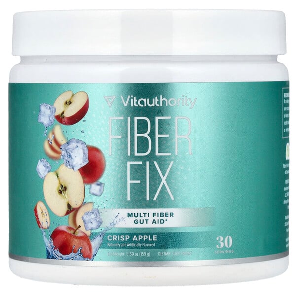 Fiber Fix, Multi Fiber Gut Aid, Crisp Apple, 5.6 oz (159 g) Vitauthority