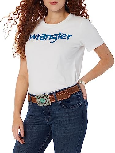 Женская приталенная футболка Wrangler с графическим принтом и короткими рукавами Wrangler