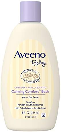 Aveeno Baby Calming Comfort Bath Lavender and Vanilla -- 8 fl oz Aveeno