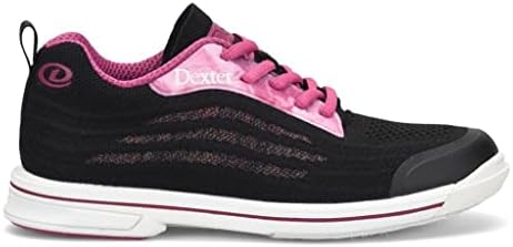 Женская Спортивная обувь Dexter Modern Bowling Shoes, Черно-Розовые, 7.5 US Dexter