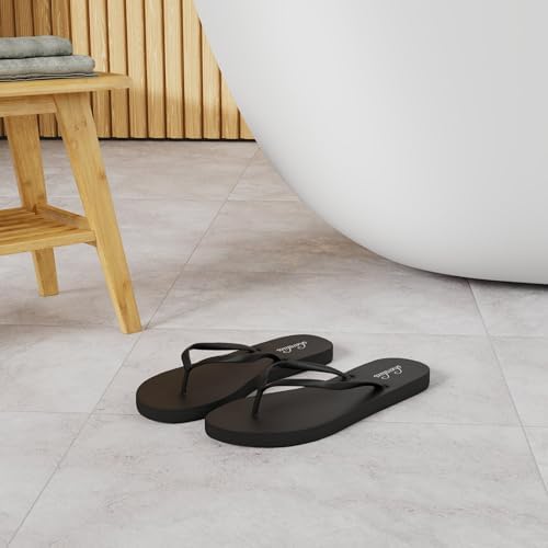 Женские резиновые шлепанцы shevalues Slim Flip Flops для пляжа и душа shevalues