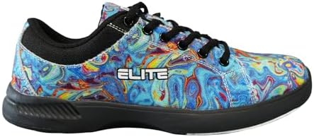 Женская Спортивная обувь Elite ELITE Blue Swirl Bowling Shoes Elite