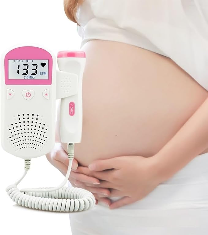 Bags for Baby Heartbeat Accessories Portable Pregnancy Doppler Fetal Heart Rate Bag for New Moms Easy to Operate LLHGF676 Generic