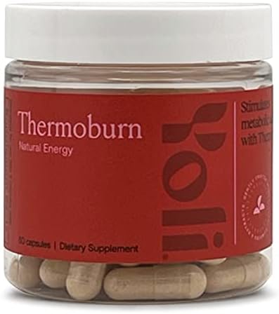 Yoli® Thermoburn Energy Supplement with Green Tea Leaf, Guarana, Choline, Raspberry Ketones and Thermo-G Proprietary Blend - Energy Vitamin, 60 Capsules Yoli®