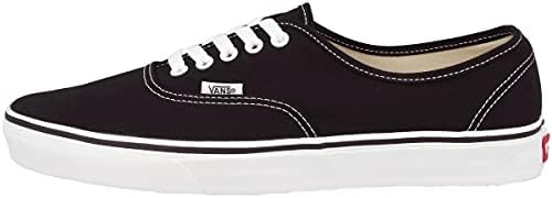 Vans Adult Authentic Core Classics, Black, Men 5.0, Women 6.5 Vans