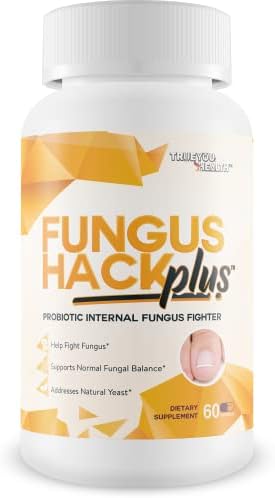 Fungus Hack Plus Probiotic Internal Fungus Fighter - Antifungal Probiotic - Nail fungus treatment - This Toe Fungus Treatment Is Designed To Balance Probiotics To Help Fight Off Fungus Toe Medfit Nail Fungus Treatment