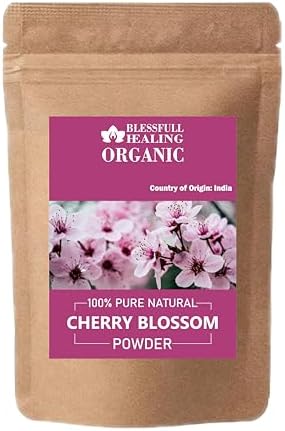 Organic Cherry Blossom Powder 100% Pure Natural 200 Gram / 7.05 oz Blessfull Healing