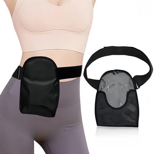 Waterproof Ostomy Bag with Adjustable Elastic Fixation Band, Ostomy Bag, Covers Waterproof Colostomy Bag, Reusable Washable Colostomy Bag Covers Protector Jeukwud