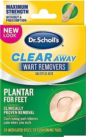 Dr. Scholl's Clear Away Wart Remover Plantar 24 ea (Pack of 2) Dr. Scholl's