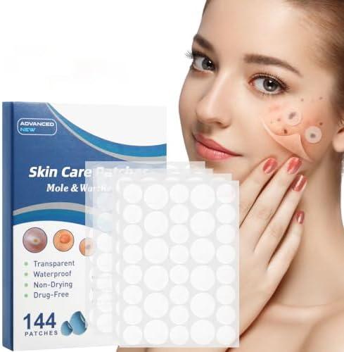 Skin Removal Patches, Quick and Effective Removal Sticker for All Kinds of Skin, Friendly to New-User(144pcs) Peeriva