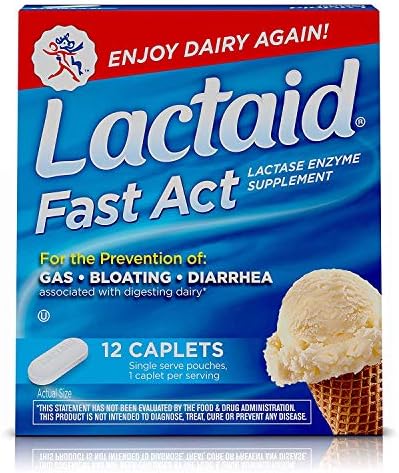 Lactaid Fast Act Caplets - 12 ea., Pack of 3 Lactaid