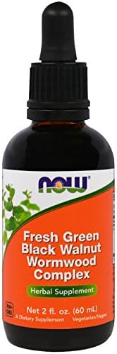 NOW Foods Fresh Green Black Walnut Wormwood Complex, 2-Ounce (Pack of 2) NOW Foods