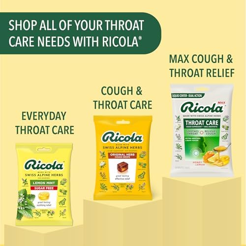 Ментоловые леденцы для горла с успокаивающим эффектом, 34 шт Ricola