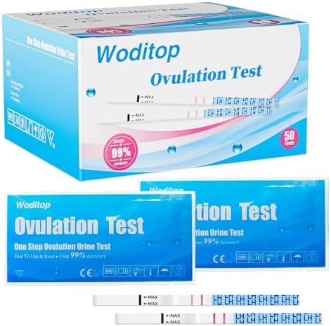 Ovulation Test Strips 50 Pack Ovulation Predictor Kit Know Your Most Fertile Days WODITOP