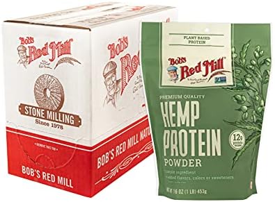 Bob's Red Mill Hemp Protein Powder (Порошок), 16-ounce (Pack of 4) Bob's Red Mill