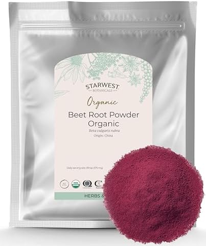 Starwest Botanicals Organic Beet Root Powder (Порошок), 1 Pound | USDA Organic Certified Starwest Botanicals