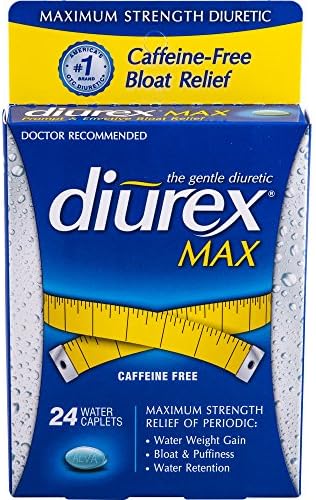 diurex Max Water Pills, 24 Count (Pack of 2) Diurex