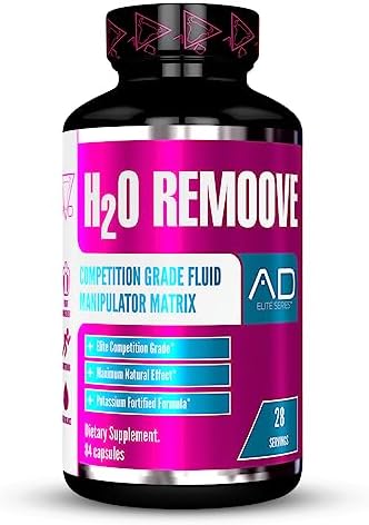 Project AD H2O Remoove Nutural Diuretice Water Management System, Contains a Potassium-Sparing Formula Designed To Promote a Drier, Leaner And More Vascular Looking Physique (28 Servings (Порции)) PROJECT AD LLC