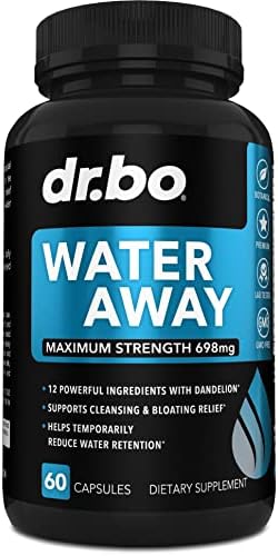 Water Pills Diuretics for Water Retention - Natural Water Away Pills Herbal Diuretic Supplements for Stomach Bloating & Leg Swelling Relief - Reduce Fluid Pill Bloat for Swollen Legs & Feet Supplement DR. BO