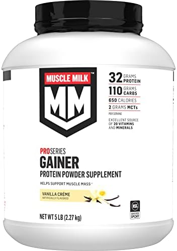 Протеиновый порошок Muscle Milk Gainer, шоколадный вкус, 32 г белка, 2,27 кг Muscle Milk