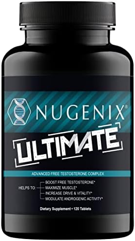 Nugenix Ultimate Free Testosterone Booster Supplement for Men - 56 Count Nugenix