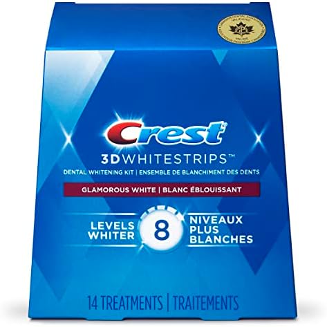 Crest 3D Whitestrips Classic White Teeth Whitening Kit, 10 Treatments 20 Strips Crest