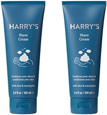 Harry's Shaving Cream - Shaving Cream for Men with Eucalyptus - 2 pack (3.4 oz) Harry's