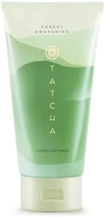 Tatcha Forest Awakening Hinoki Body Wash | Soft Exfoliating Scrub, 200 ml | 6.8 fl oz Tatcha