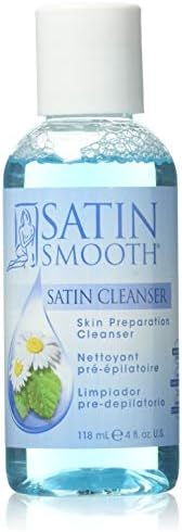 Satin Smooth Satin Cleanser Skin Preparation Cleanser, 4 oz SATIN SMOOTH