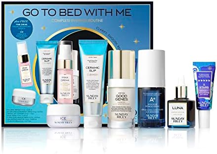 Sunday Riley Go To Bed With Me Complete Anti-Aging Evening Skincare Set Sunday Riley