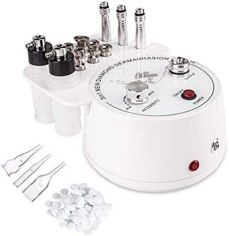 Diamond Microdermabrasion Machine, Yofuly 3 in 1 Professional Microdermabrasion Machine with Vacuum Glass Tube and Spray Bottle for Home Use Skin Care Yofuly