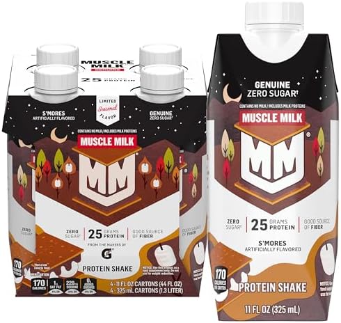 Протеиновый коктейль С'mores 25 г белка 4 упаковки по 325 мл Muscle Milk