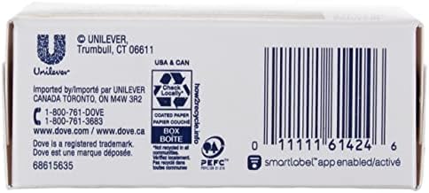 Dove Beauty Bar, White 3.15 oz (5 Pack) Dove