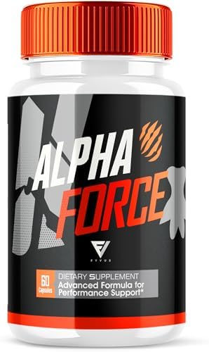 Alpha Force Max Supplement, AlphaForce Maximum Strength High Drive Support Supplement, Force Alpha Max Advanced Overall Health Supplement Formula (60 Capsules (Капсулы)) Fyvus