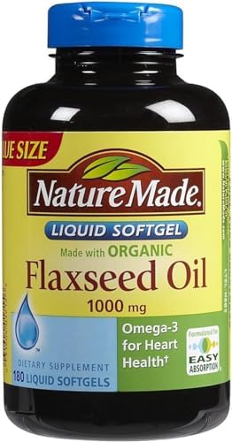 Flaxseed Oil 1000 mg Softgels (Мягкие капсулы) Nature Made