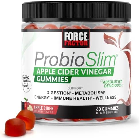 Желатиновые таблетки ProbioSlim с яблочным уксусом и пробиотиками, 60 шт Force Factor