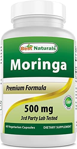 Best Naturals Moringa Superfood 500 mg 60 Veggie Capsules (Капсулы на растительной основе) Best Naturals