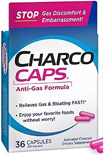 260 mg Capsules (Капсулы) 36 ea (Pack of 2) Charcocaps