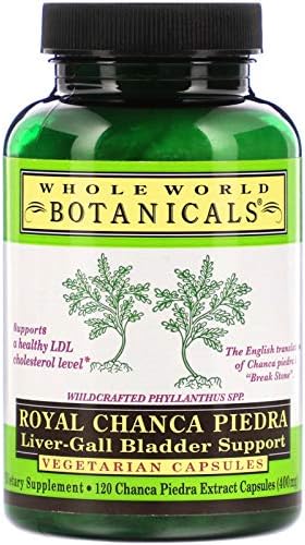 Whole World Botanicals Royal Chanca Piedra (Break-Stone) Liver Gall Bladder Support - 400 mg - 120 Vegetarian Capsules (Вегетарианские капсулы) Whole World Botanicals