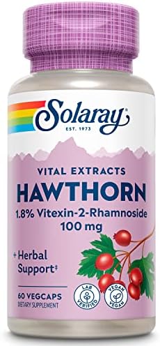 Solaray Hawthorn Extract 100mg | 60 CT Solaray