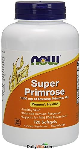 NOW FOODS Super Primrose 1300mg Sg, 120 CT NOW Foods