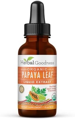 Papaya Leaf Liquid Extract (Жидкий экстракт) for Platelets | Organic Papaya Leaves Supplement for Immune & Digestive Health Support -1oz Herbal Papaya