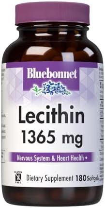 BlueBonnet Lecithin Supplement, 180 Count Bluebonnet