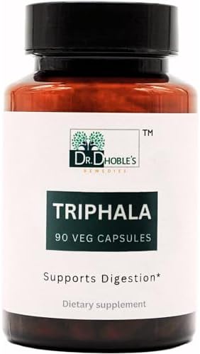 Triphala - Digestive Aid, Colon Cleanser & Detox, Supports Digestion, Bloating Relief, Remove Toxins, Cleanse, Gut Health, Vegan DR. DHOBLE’S REMEDIES