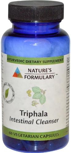 Natures Formulary Triphala Internal Cleansing 60 Vegetarian Capsules (Вегетарианские капсулы) Nature's Formulary