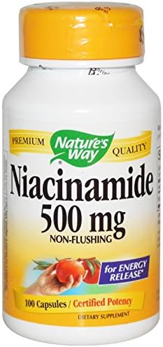 Nature's Way, Niacinamide, 500 mg, 100 Capsules (Капсулы) Nature's Way